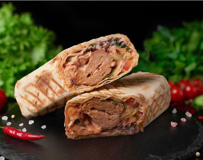 Шаурма с люля из свинины